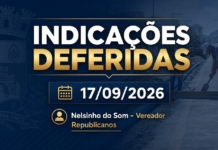 Cinco indicações deferidas em 17/09 reforçam infraestrutura em Araruama