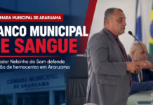 Vereador Nelsinho do Som defende criação de Banco Municipal de Sangue em Araruama