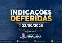 Indicações deferidas nesta terça-feira reforçam a infraestrutura em Araruama